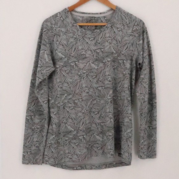 Patagonia Tops - Patagonia Capilene Midweight Baselayer Top Womens Size L Gray